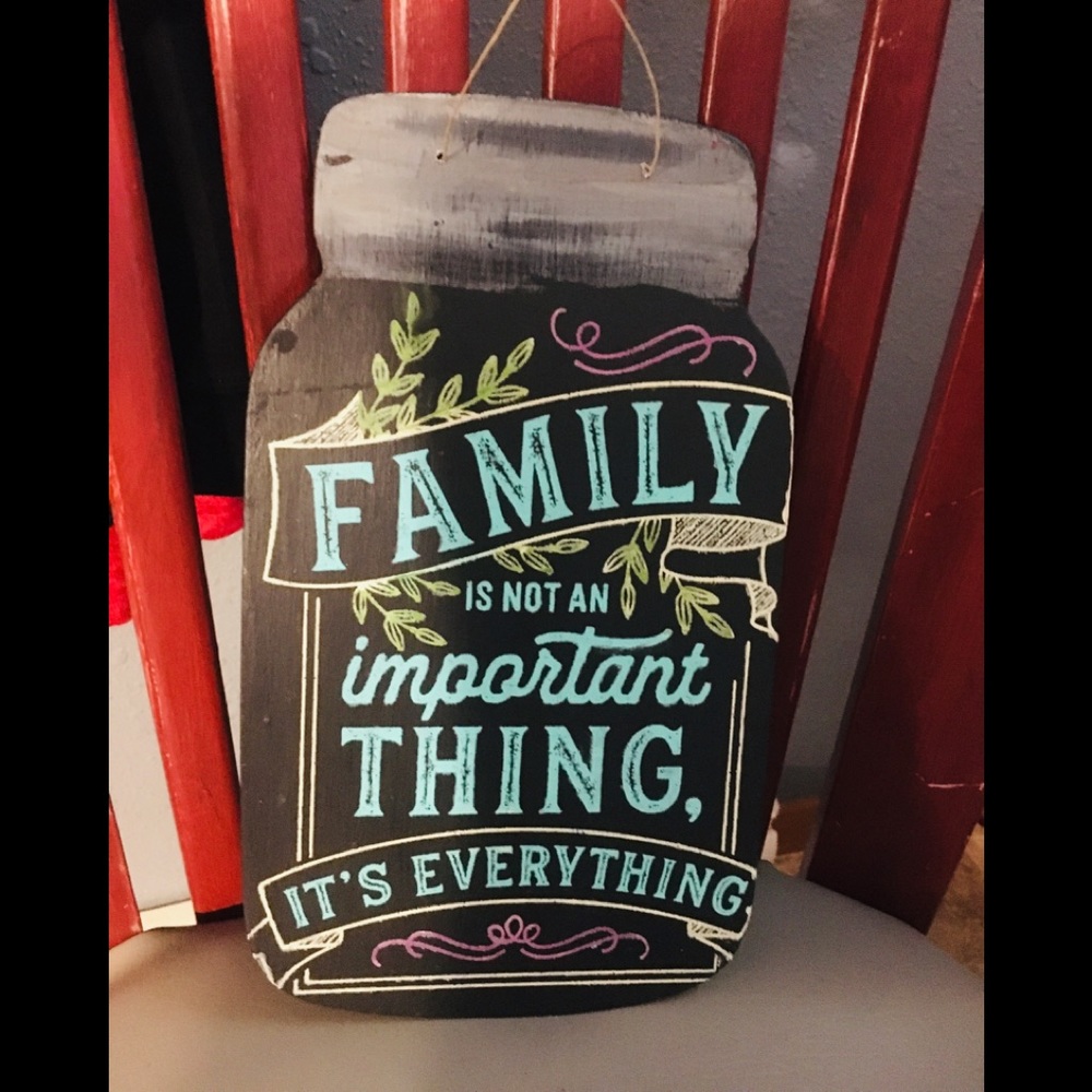 Small mason jar sign